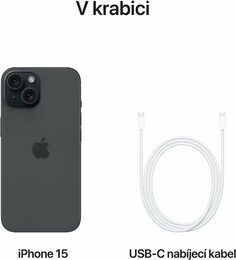 Mobilní telefon Apple iPhone 15 Plus 128GB černá