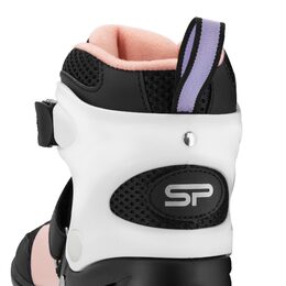 Spokey TRIXIE Dětské kolečkové brusle, černo-růžové, vel. 31-34
