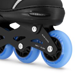 Spokey TRIXIE Dětské kolečkové brusle, černo-modré, vel. 35-38