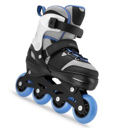 Spokey TRIXIE Dětské kolečkové brusle, černo-modré, vel. 39-42