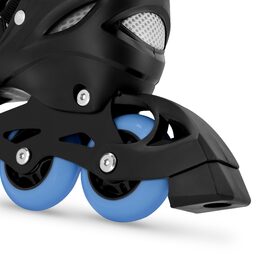 Spokey TRIXIE Dětské kolečkové brusle, černo-modré, vel. 39-42