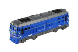 Lokomotiva/Vlak plast 18cm na setrvačník 3 barvy 8ks v boxu