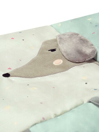 Hrací deka MoMi VOLPI patchwork