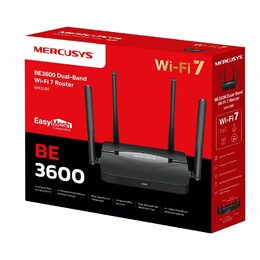 WiFi router TP-Link MERCUSYS MR25BE BE3600 WiFi 7, 3x GLAN, 1x GWAN, 2,4/5GHz, EasyMesh