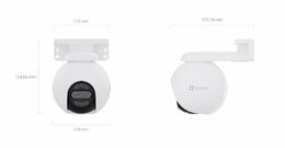 Kamera Ezviz H80x Dual 4K Venkovní otočná IP s duálním objektivem, WiFi, 8MP, 4+4mm