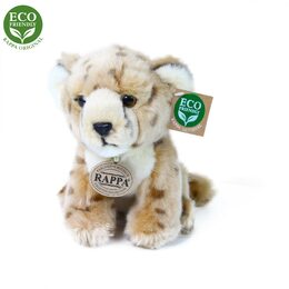 Rappa Plyšový gepard sedící 18 cm ECO-FRIENDLY