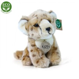 Rappa Plyšový gepard sedící 18 cm ECO-FRIENDLY
