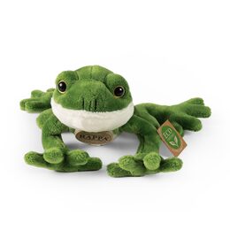 Rappa Plyšová žába 15 cm ECO-FRIENDLY