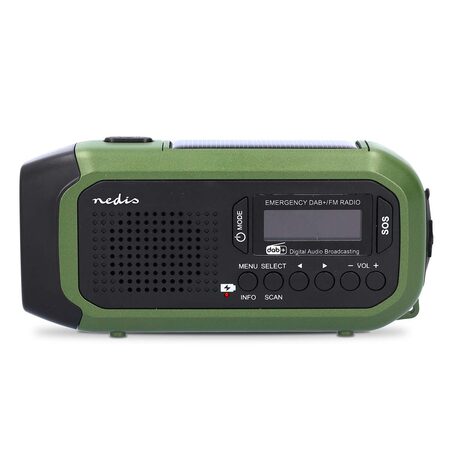 Nouzové Radio | Přenosné Provedení | DAB+ / FM | Napájení z baterie / Napájení z