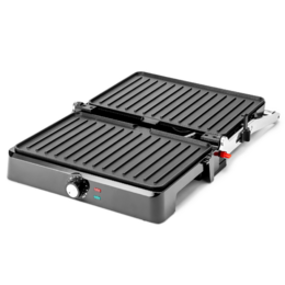 Kontaktní gril 2200 W Huslog stříbrný