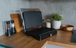 Kontaktní gril 2200 W Huslog stříbrný