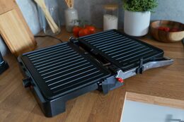 Kontaktní gril 2200 W Huslog stříbrný