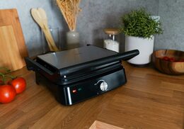 Kontaktní gril 2000 W Huslog černý
