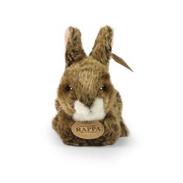 Rappa Plyšový králík hnědý ležící 17 cm ECO-FRIENDLY