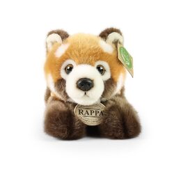 Rappa Plyšová panda červená ležící 20 cm ECO-FRIENDLY