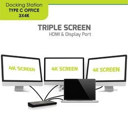 Docking st. 11v1 3x4K USB-C+USB 3.0 PORT