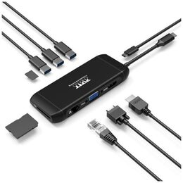 Docking station 8v1 Dual screen PORT