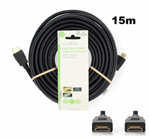 Nedis CVGL34060BK150 HDMI kabel HighSpeed 15m