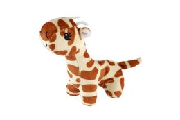 Zvířátko safari/ZOO plyš 10-15cm 4 druhy 12ks v boxu 3m+
