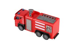 Auto hasiči plast 14cm na zpětné natažení 2 druhy 8ks v boxu