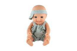Panenka/miminko měkké tělo plast 20cm mix druhů 12ks v boxu