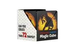 Hlavolam kostka magnetická dinosaurus plast 2 druhy v krabičce 6x6x6cm