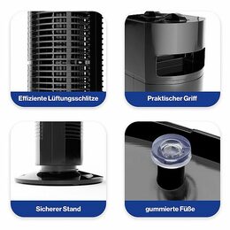 Clatronic TVL 3770 sloupový ventilátor černý