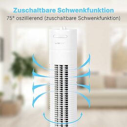 Clatronic TVL 3770 sloupový ventilátor bílý