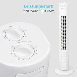 Clatronic TVL 3770 sloupový ventilátor bílý