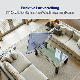 Clatronic TVL 3770 sloupový ventilátor bílý