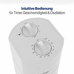 Clatronic TVL 3770 sloupový ventilátor bílý