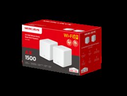 WiFi router TP-Link Mercusys Halo H60X(1-pack) WiFi 6, AX1500, 3x GLAN2,4/5 GHz