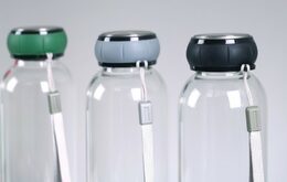 BERGNER Lahev skleněná přenosná s poutkem 550 ml BG-20120-BK