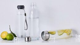BERGNER Lahev skleněná přenosná s poutkem 550 ml BG-20120-BK