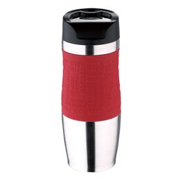 BERGNER Termohrnek s protiskluzovým úchopem 400 ml červená BG-5958-RD