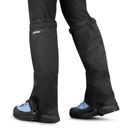 Spokey TRACKY Turistické nepromokavé návleky, černé, vel. L