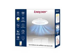 Beper P206VEN640 stropní ventilátor 50cm s LED světlem 3200lm