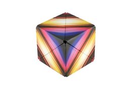 Hlavolam kostka magnetická duhová plast mix druhů v krabičce 6x6x6cm