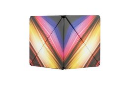 Hlavolam kostka magnetická duhová plast mix druhů v krabičce 6x6x6cm