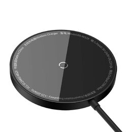 Bezdrátová nabíječka do sítě Baseus Simple Mini3 15W USB-C černá
