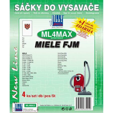 MAX ML 4 SÁČKY MIELE 4 KS JOLLY