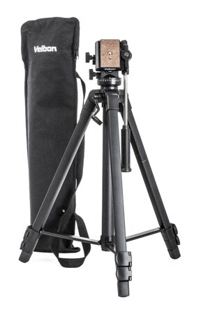 Stativ tripod Velbon Videomate 638 použitý, s hlavou PH-368 a pouzdrem