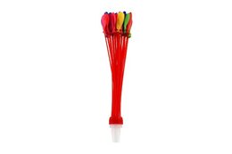 Vodní bomby sada 37ks s nástavcem na kohoutek 2 barvy v krabičce 6x25x3cm 24ks v boxu
