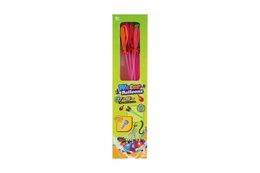 Vodní bomby sada 37ks s nástavcem na kohoutek 2 barvy v krabičce 6x25x3cm 24ks v boxu