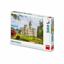 Puzzle Zámek Hluboká, ČR 47x33cm 500 dílků v krabici 33,5x23x3,5cm