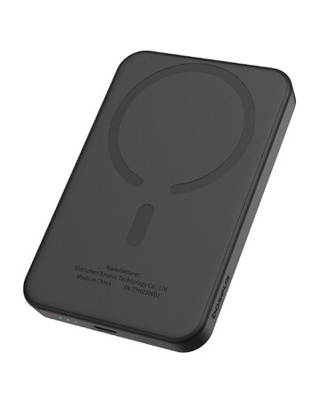 Power banka Baseus Mini s bezdrátovým nabíjením 5000 mAh 20W USB-C černá
