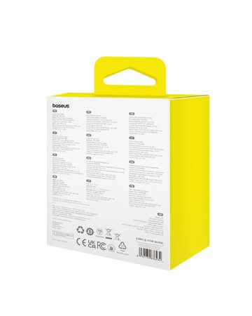 Power banka Baseus Mini s bezdrátovým nabíjením 5000 mAh 20W USB-C černá