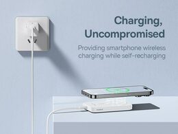 Power banka Baseus Mini s bezdrátovým nabíjením 5000 mAh 20W USB-C bílá