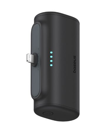 Power banka Baseus Compact 5000mAh 20W Lightning černá