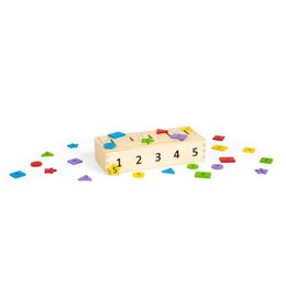 Bigjigs Toys Třídění barev, tvarů a čísel